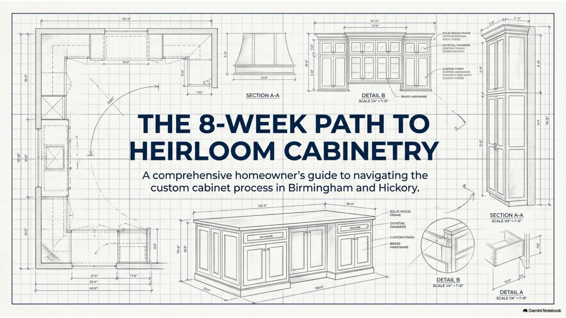 8 weeks to heirloom cabinetry slide 1
