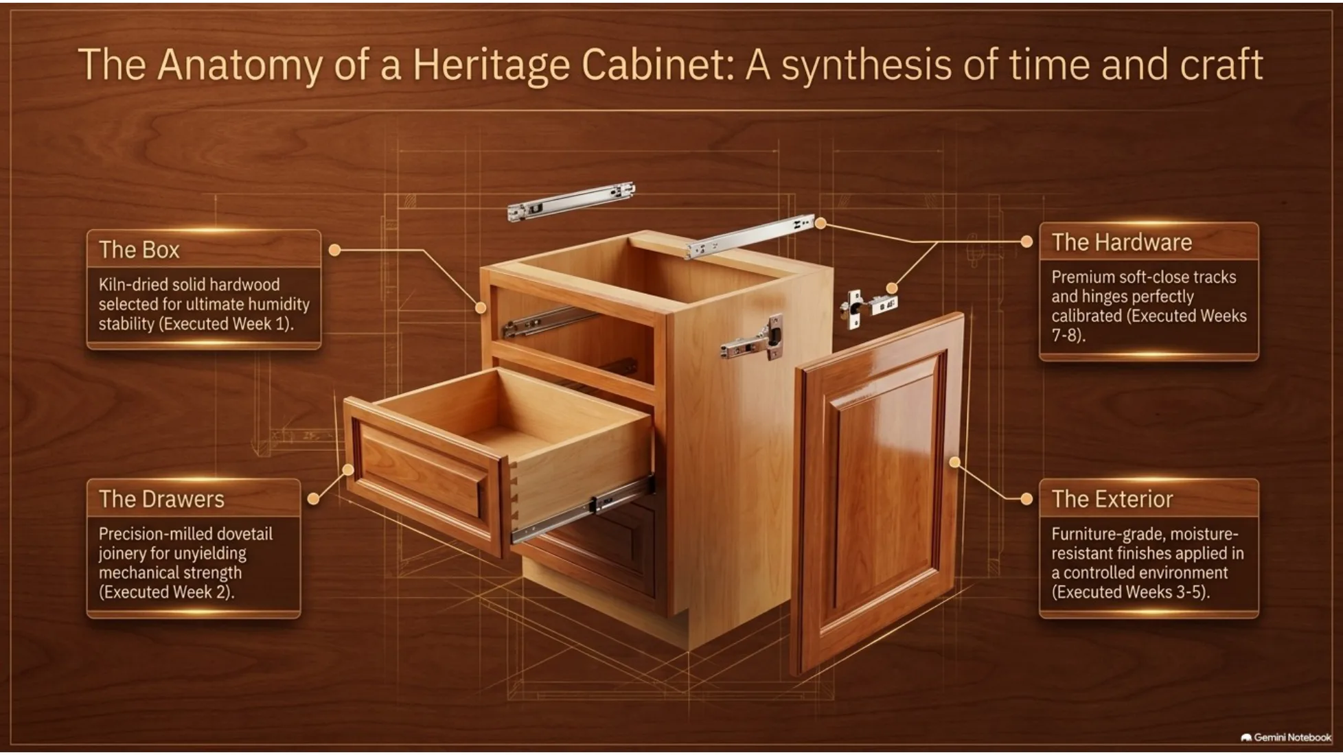 8 weeks to heirloom cabinetry slide 13