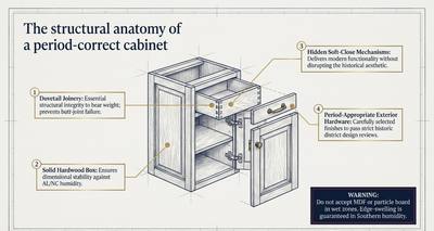 The Anatomy of a Period-Correct Cabinet: Hardware, Joinery and Box Rules for Historic Homes